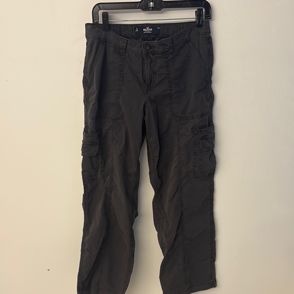 HollisterBlack Cargo Pants Sturdy Cotton Blend